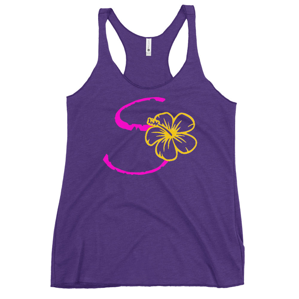 SO Hibiscus Women's Racerback Tank