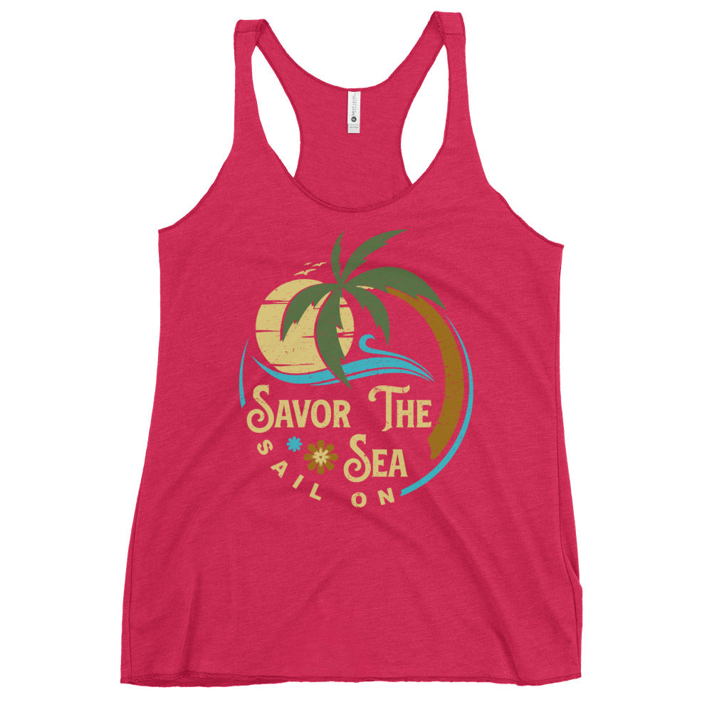 SO STS Palm Women's Racerback Tank