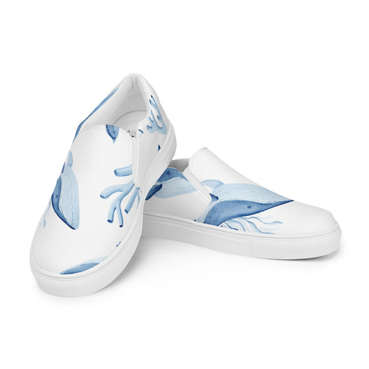 SO Whale Women’s slip-on canvas shoes