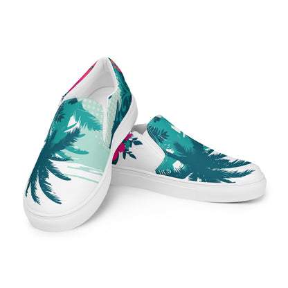 SO Tropic Palm Women’s slip-on canvas shoes