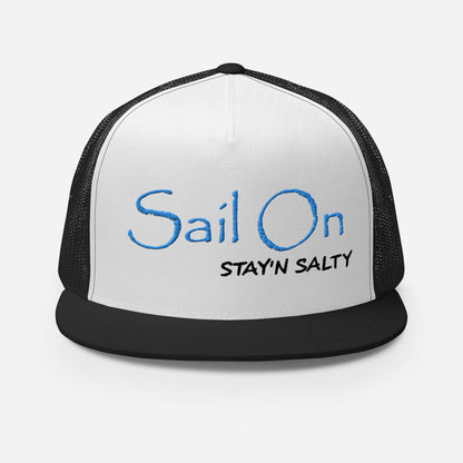 SAIL ON 5 Panel Trucker Cap