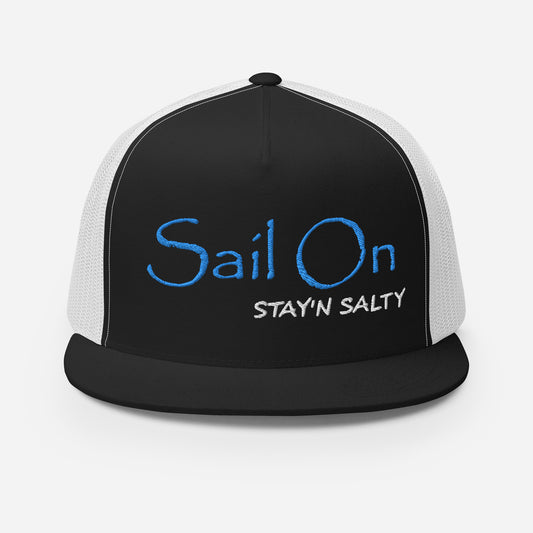 SAIL ON 5 Panel Trucker Cap