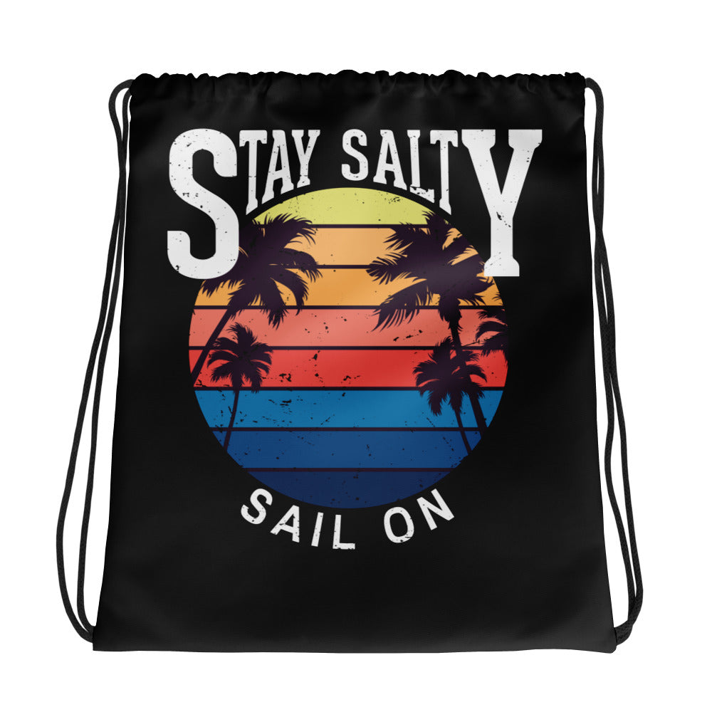 SO Stay Salty Drawstring bag