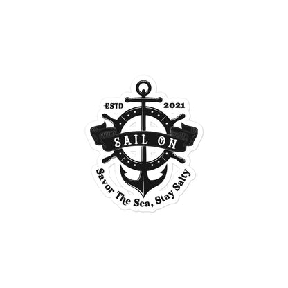 SO Anchor Helm Sticker