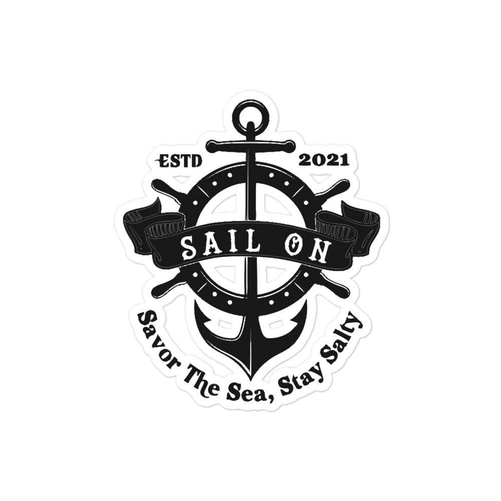 SO Anchor Helm Sticker