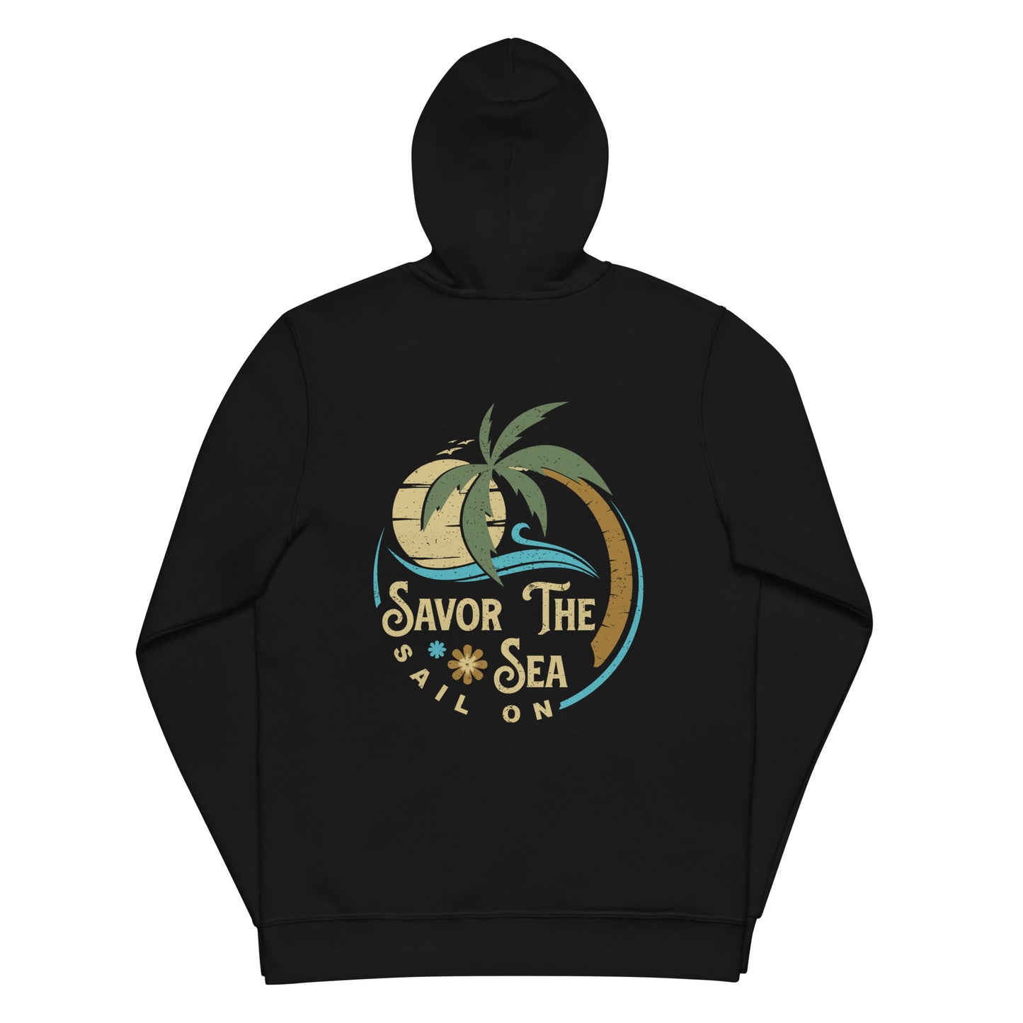 SO Palm basic zip hoodie Unisex