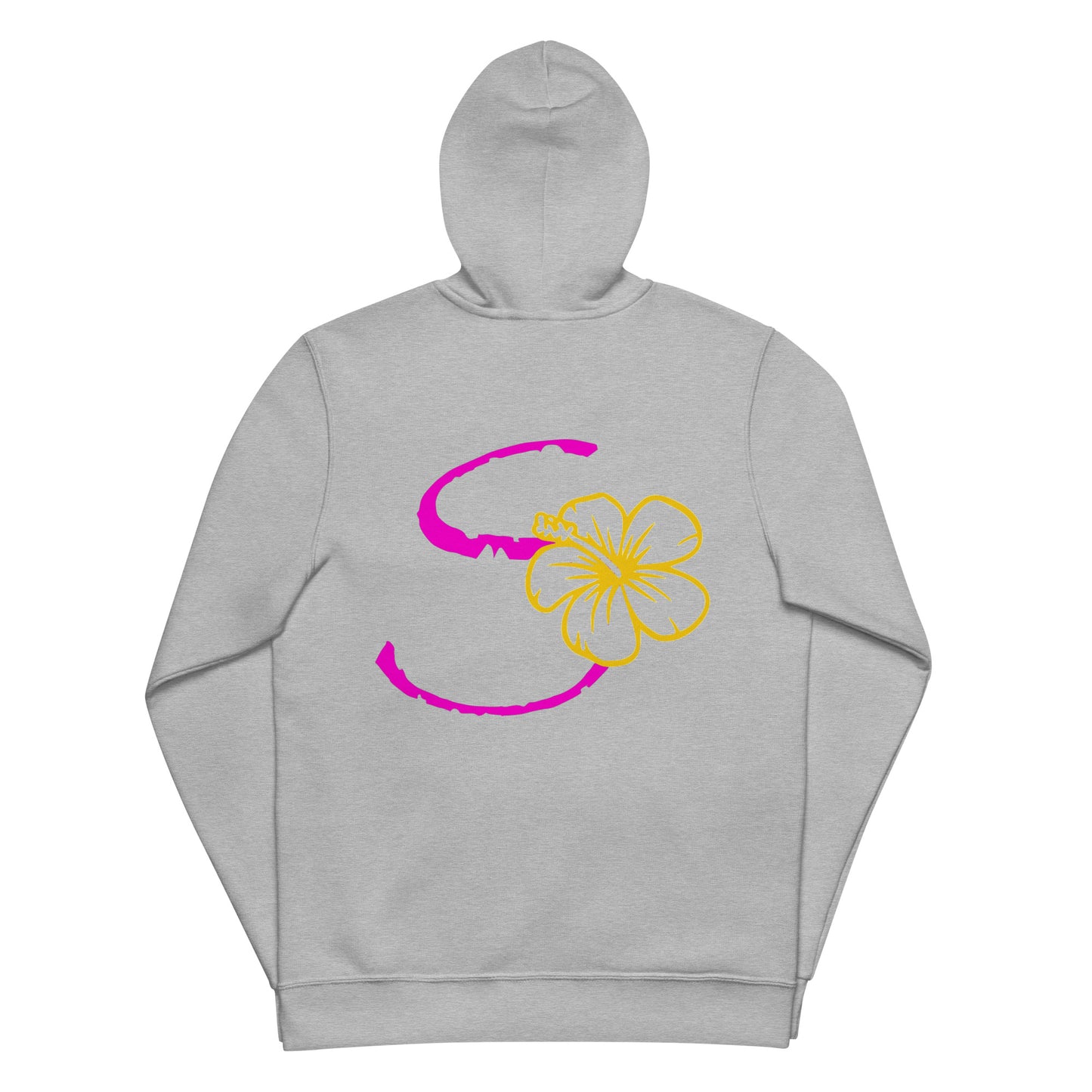 SO Hibiscus basic zip hoodie Unisex