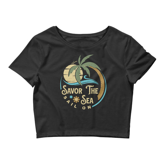 SO STS Palm Women’s Crop Tee