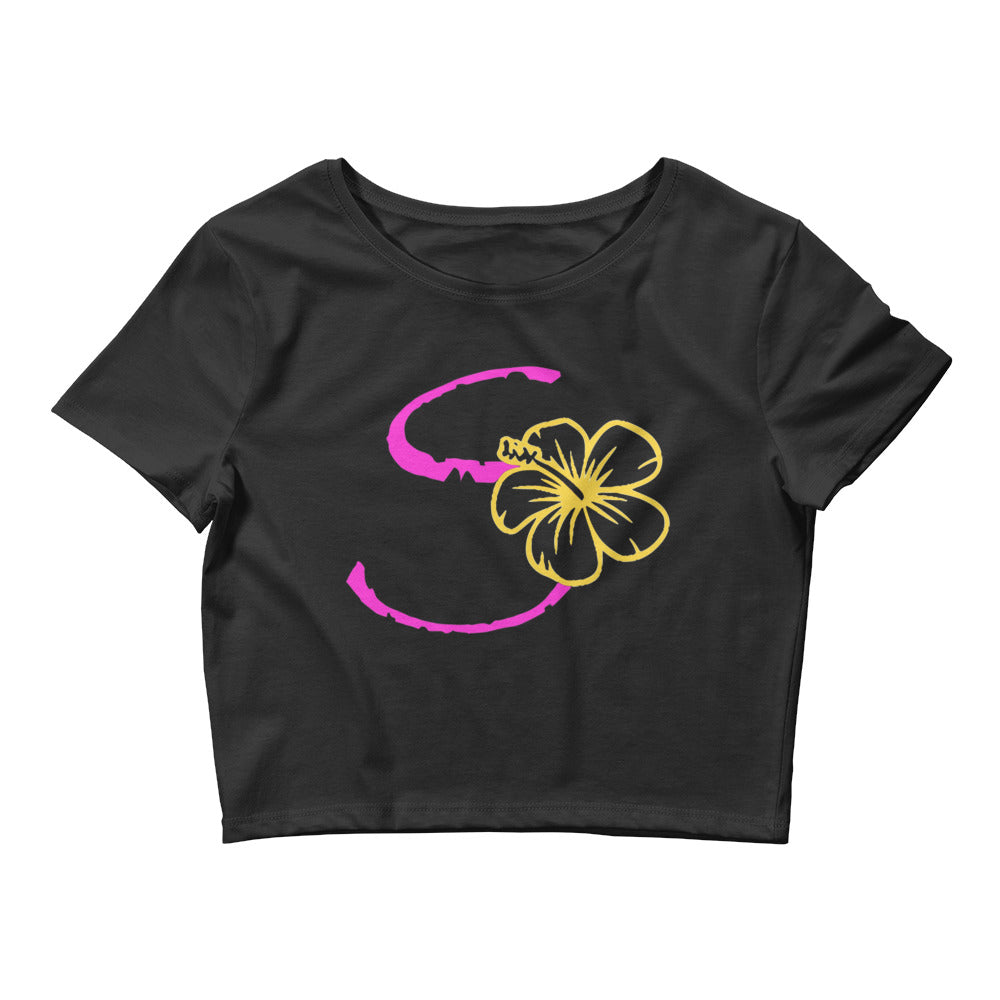 SO Hibiscus Women’s Crop Tee