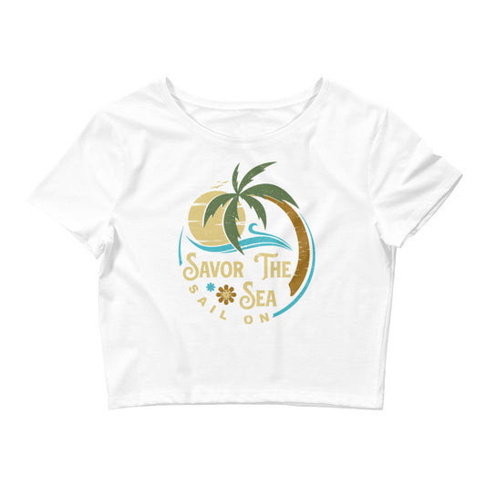 SO STS Palm Women’s Crop Tee